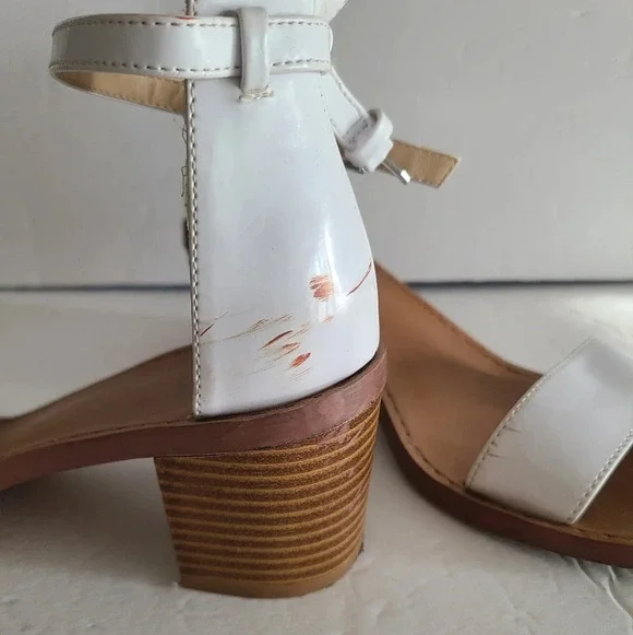 Zara Trafaluc white sandals sz.38 - Picture 3 of 7